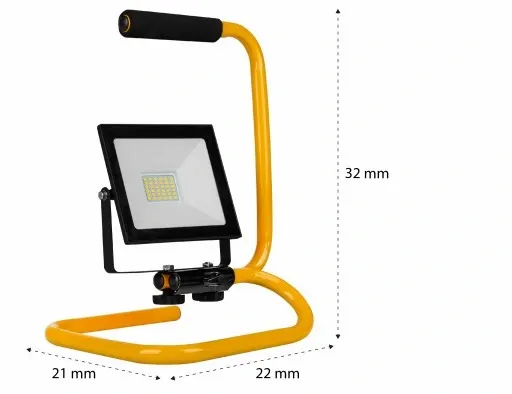 HALOGEN LED 30W roboczy NAŚWIETLACZ budowlany z rączką zdjęcie 8