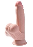 dildo z przyssawką 3d cock swinging balls 7 inch king cock