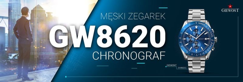 Zegarek Męski GIEWONT GW8620-2 Chronograf zdjęcie 16