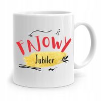 Dla Jubilera Kubek Na Prezent Fajowy Jubiler Z Nadrukiem Ze Zdjęciem