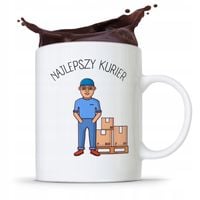 Kubek Prezent Dla Kuriera Najlepszy Kurier Prezent Z Nadrukiem Ze Zdjęciem