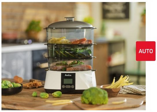 Parowar Amica Lunaris PT 3011 900W 3 pojemniki zdjęcie 12