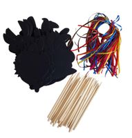 zestaw diy zdrapki ozdoba wielkanocna 48 szt