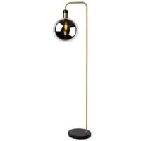 Stojąca lampa do salonu Julius 34738/01/65 Lucide loft czarna złota