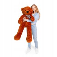 DUŻY MIŚ PLUSZOWY DLA DZIECI 120cm Brązowy