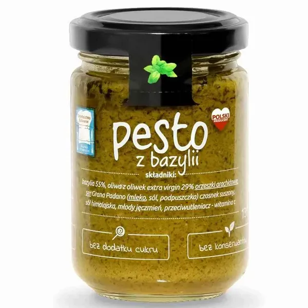 Pesto Bazyliowe Hotz, 130g zdjęcie 1