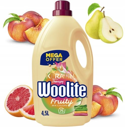 woolite fruity do kolorów z keratyną 4,5l/75 prań na Arena.pl
