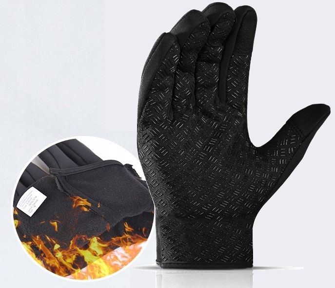 ZIMOWE RĘKAWICZKI DOTYKOWE WODOODPORNE WIATROSZCZELNE SURVIVAL zdjęcie 9