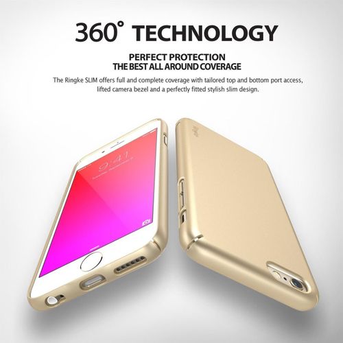 Etui Ringke Slim do iPhone 6/6s (złote) na Arena.pl