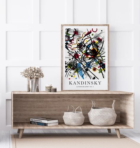 Plakat cyfrowy do wydruku kandinsky na Arena.pl