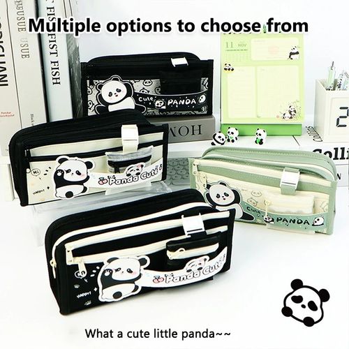 Piórnik Kawaii Panda biały na Arena.pl