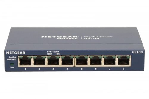Switch Netgear GS108GE 8p Unmanaged Gigabit na Arena.pl
