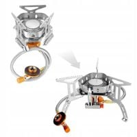 KUCHENKA TURYSTYCZNA PALNIK GAZOWY Z WĘŻYKIEM PIKNIK KAMPING PLENER