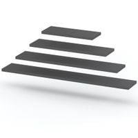 Półki Wiszące Ścienne Do Salonu Zestaw Loft Na Książki Ozdoby Kwiaty Szary