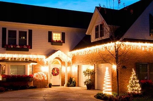 SOPLE KURTYNA 500 LED LAMPKI WEW/ZEW OZDOBNE BIAŁY CIEPŁY + FLASH ISKRA 23m na Arena.pl