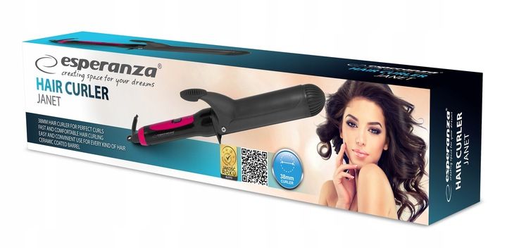 LOKÓWKA DO WŁOSÓW CERAMICZNA NATURALNE LOKI 38mm zdjęcie 5