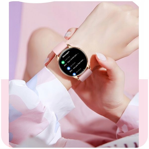 SMARTWATCH ZEGAREK DAMSKI MENU PL 300mAh AMOLED 2 PASKI BT 5.2 ROZMOWY SMS zdjęcie 14