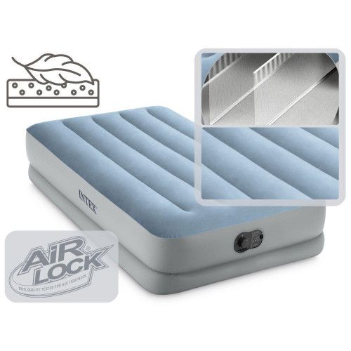 MATERAC DMUCHANY INTEX FIBER-TECH USB ELEKTRYCZNA POMPKA na Arena.pl