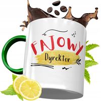 Kubek Zielony Dla Dyrektora Na Urodziny Prezent Z Nadrukiem Ze Zdjęciem