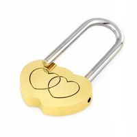 Kłódka miłości na most GRAWER prezent WALENTYNKI