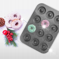 FORMA DO PIECZENIA PĄCZKÓW OPONEK DONUTÓW STALOWA NIEPRZYWIERAJĄCA