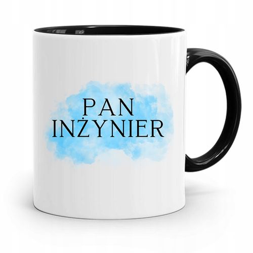 Dla Inżyniera Kubek Czarny Prezent Z Nadrukiem Ze Zdjęciem na Arena.pl