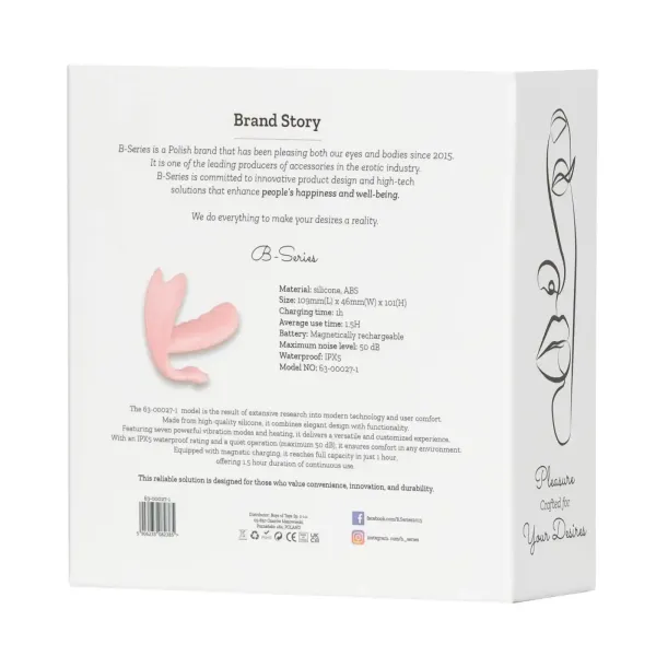 Silicone Vibrator 7 vibration modes - Heating + APP zdjęcie 4