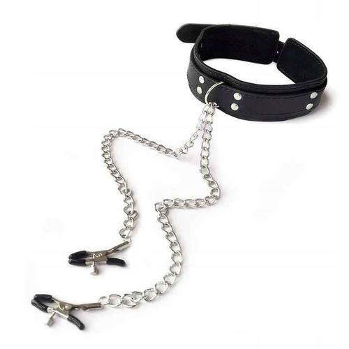 Zaciski Na Sutki Obroża BDSM Sex Choker Bondage na Arena.pl