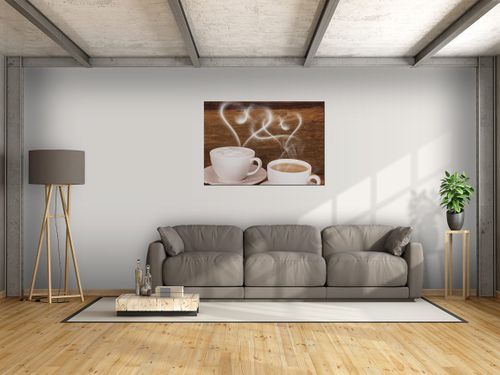 Obraz Dwoje do kawy 100x70 PŁÓTNO na Arena.pl