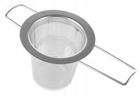 SITKO DO HERBATY ZAPARZACZ Ziół Na KUBEK Stalowy FILTR Składany 1114