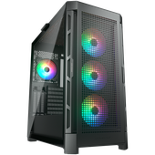 cougar obudowa duoface pro rgb, midi tower, czarna