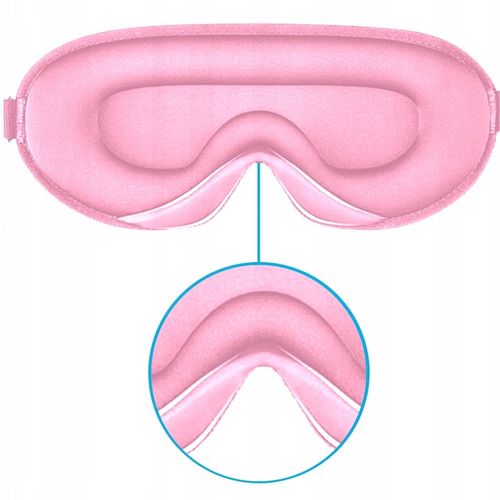 OPASKA NA OCZY DO SPANIA 3D MASKA ZACIEMNIAJĄCA REGULOWANA JAKOŚĆ PREMIUM na Arena.pl