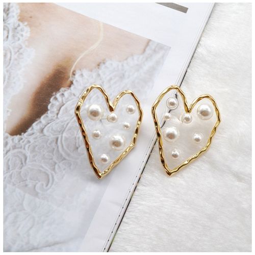 Kolczyki Wiszące Pearls Serce K1232 na Arena.pl