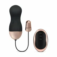 teazers vibrating egg black - bezprzewodowe jajko wibrujące, 10 trybow