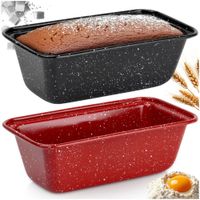 2x Mała Foremka do Chleba Mini Forma Granitowa do Pieczenia Ciasta Pasztetu