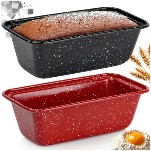 2x Mała Foremka do Chleba Mini Forma Granitowa do Pieczenia Ciasta Pasztetu na Arena.pl