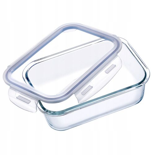 6x SZKLANE POJEMNIKI NA ŻYWNOŚĆ POJEMNIK LUNCHBOX DO LODÓWKI MIKROFALI na Arena.pl