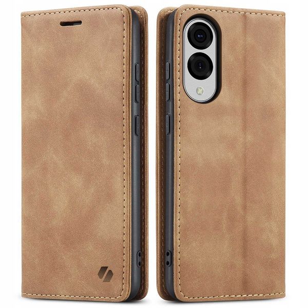 Spacecase Wallet Galaxy S25 Edge Light Brown zdjęcie 7