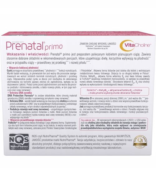 Prenatal Primo w przygotowaniu kobiet do ciąży zdjęcie 2