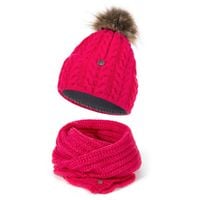 Damski zestaw zimowy czapka szal H23504+H23503 HEYO