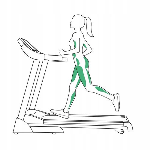 BIEŻNIA ELEKTRYCZNA DOMOWA V520 AMORTYZACJA REGULACJA NACHYLENIA SKŁADANA na Arena.pl