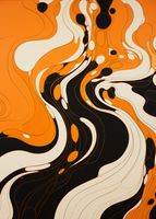 Plakat 50x70cm Tańczący Atrament