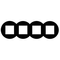 Efapel Quadro45 ramka 4-krotna czarny 43940 TPM