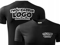 Męska koszulka treningowa oddychająca + Twój napis