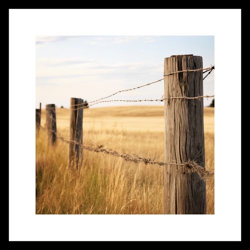 Plakat 30x30cm Płot na Polu na Arena.pl