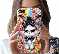 ETUI DO HUAWEI P10 LITE - KRÓLIK WIELKANOCNY, ZAJĄC, JAJKA + SZKŁO