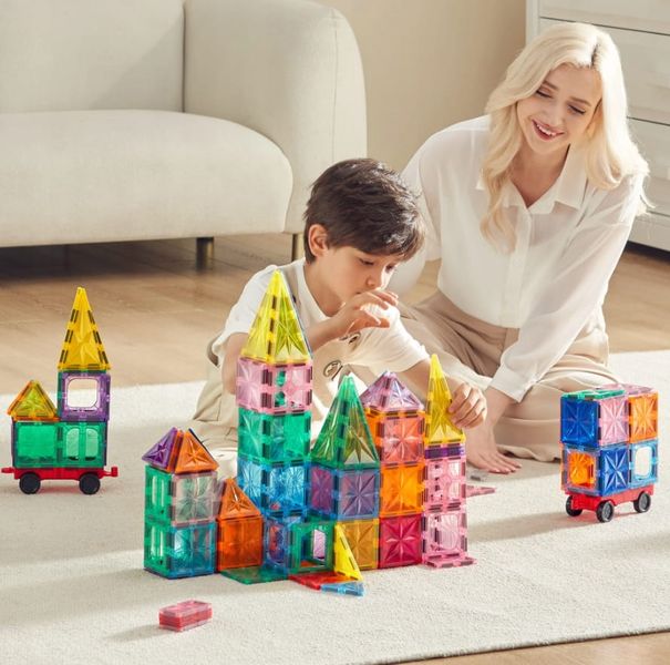 Magnetyczne klocki DIAMOND 4D SURFACE 168 elementów 9960B zdjęcie 10