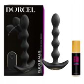 Korek wibrujący analny + perfumy 10 ml.