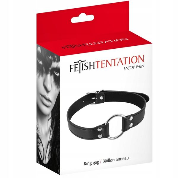 Knebel z otworem na usta. Obroża BDSM. zdjęcie 3