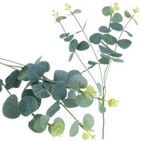 cv34936 bukiet eukaliptus liście sztuczna gałązka 40cm wypełniacz do